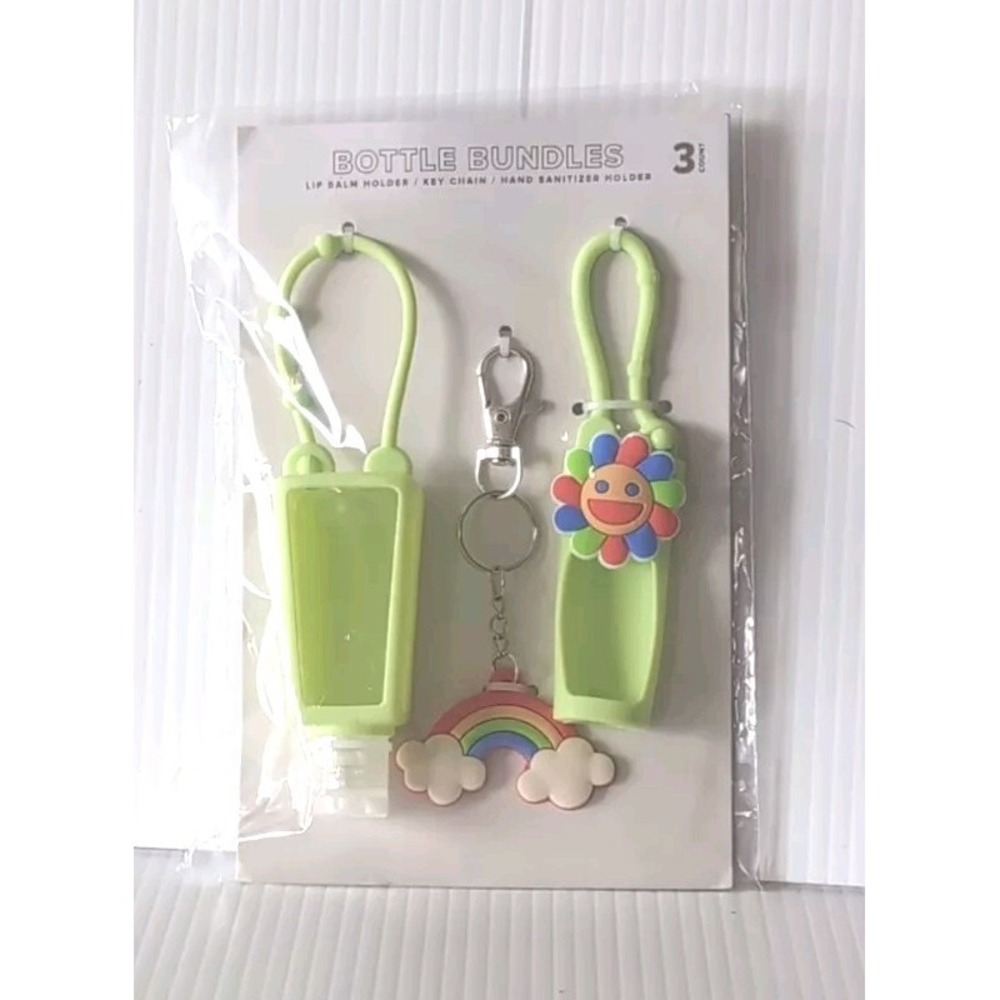 Bottle Bundles, 3 Count, Lip Balm Holder, Key Chain, Hand Sanitizer Holder